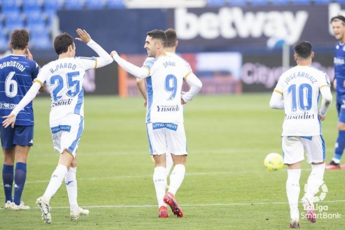 Sabin Merino amarga el debut de Anquela con el Alcorcón