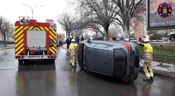 Incidentes de tráfico e intoxicaciones etílicas en Alcorcón