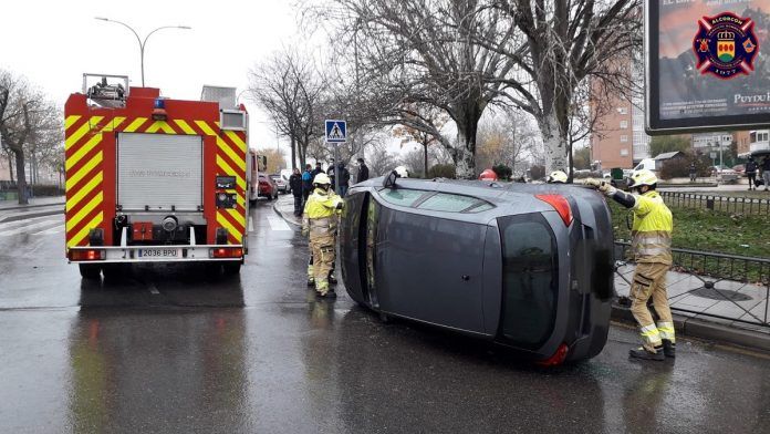 Incidentes de tráfico e intoxicaciones etílicas en Alcorcón