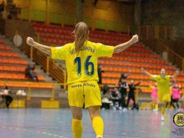 Cuatro jugadoras del Alcorcón FSF con la Selección Española