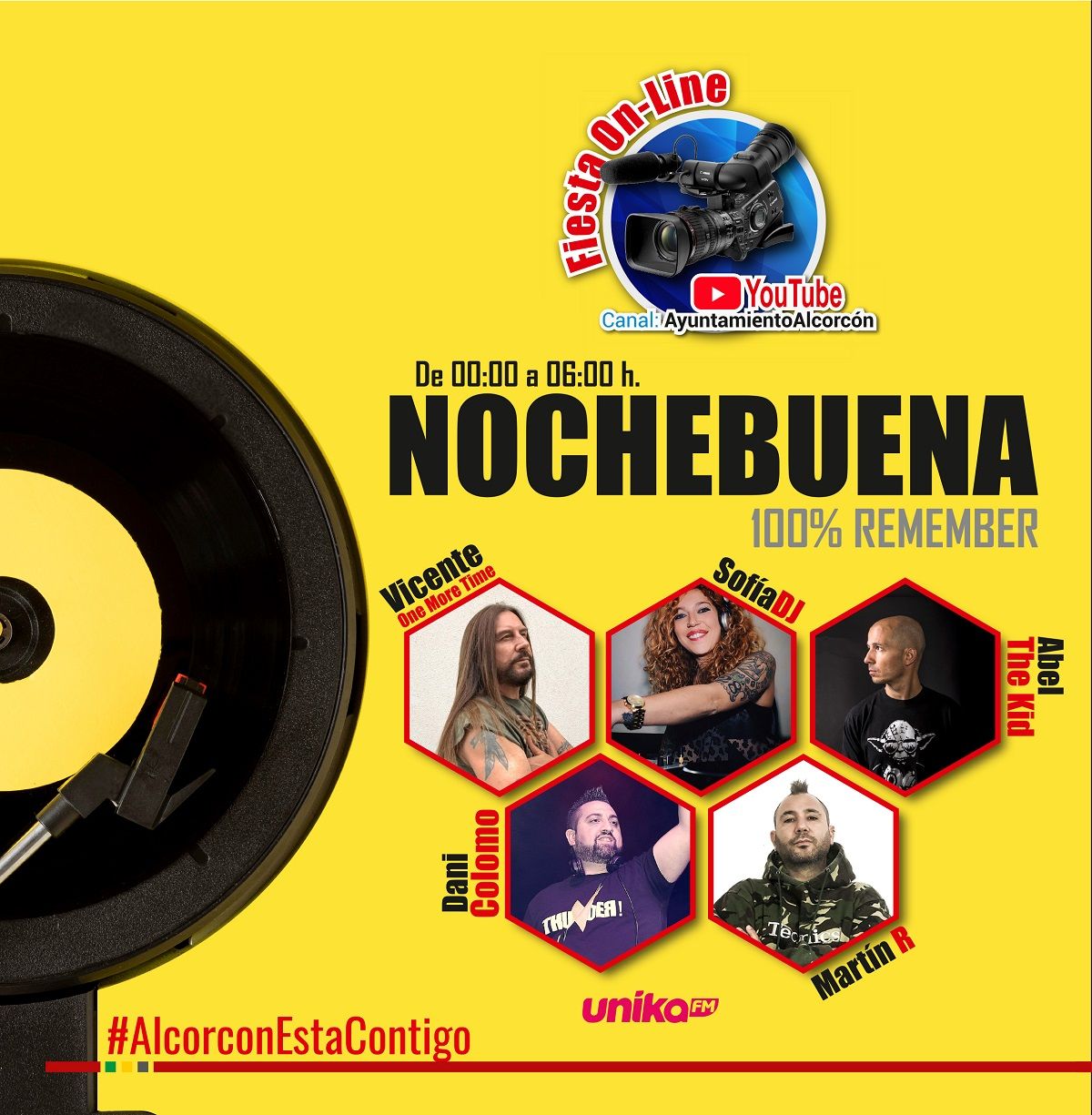 Fiestas online en Alcorcón para celebrar Navidad y el 2021