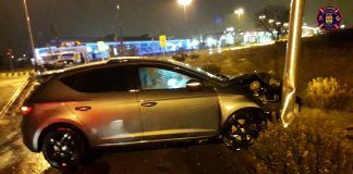 Accidente en Alcorcón a causa del alcohol