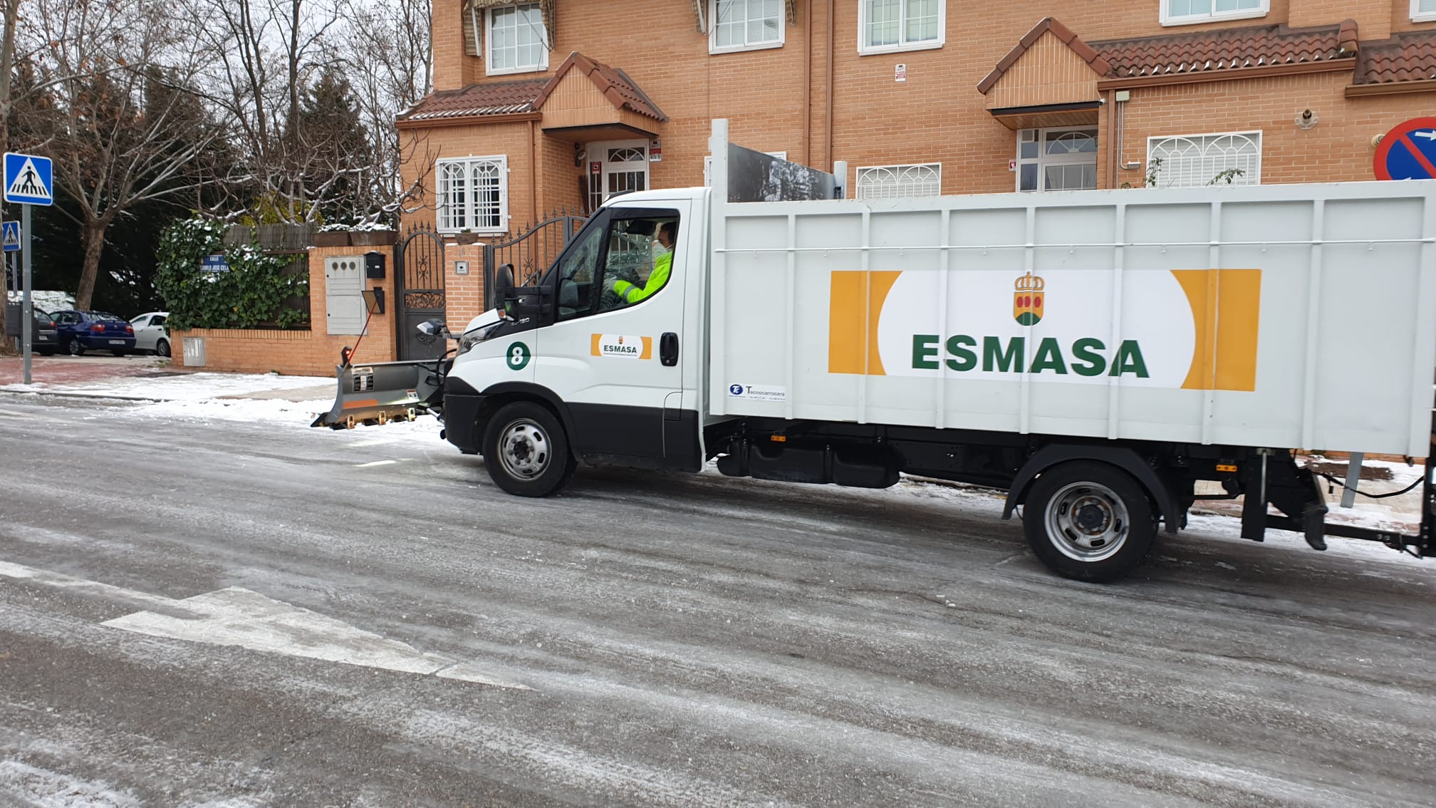 Más de 100 profesionales de ESMASA Alcorcón trabajando a destajo ante Filomena