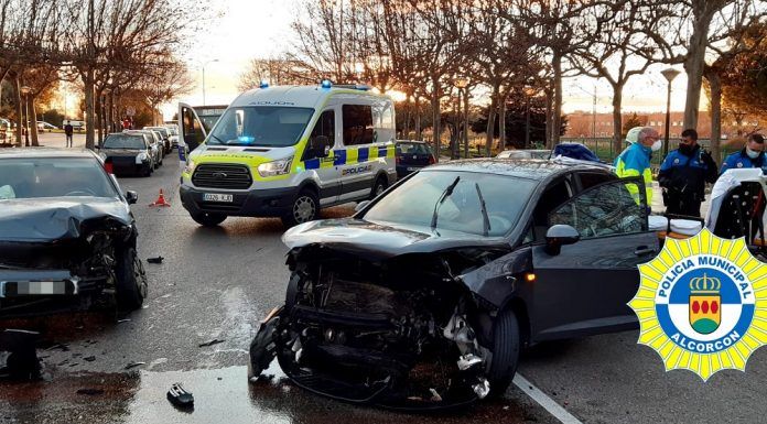 Siniestralidad vial este fin de semana en Alcorcón