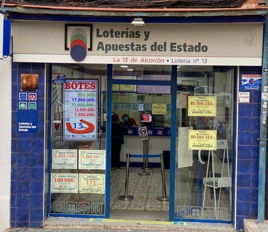 Un vecino de Alcorcón gana 80 millones en el Euromillones Un vecino de Alcorcón gana 80 millones en el Euromillones