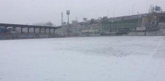 La nieve suspende la actividad deportiva del fin de semana en Alcorcón