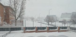 Cerrados los colegios y centros educativos en Alcorcón hasta el miércoles por la nieve