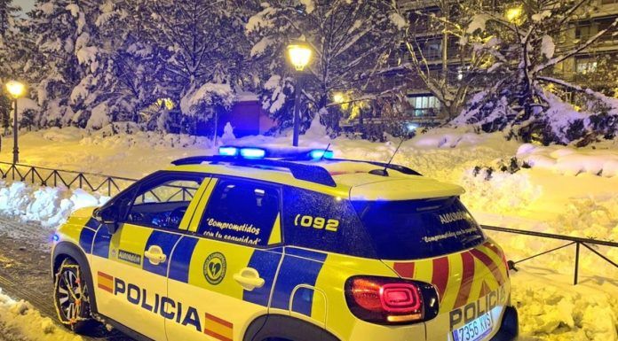 Denuncias por incumplir el horario del Estado de Alarma en Alcorcón a pesar de Filomena