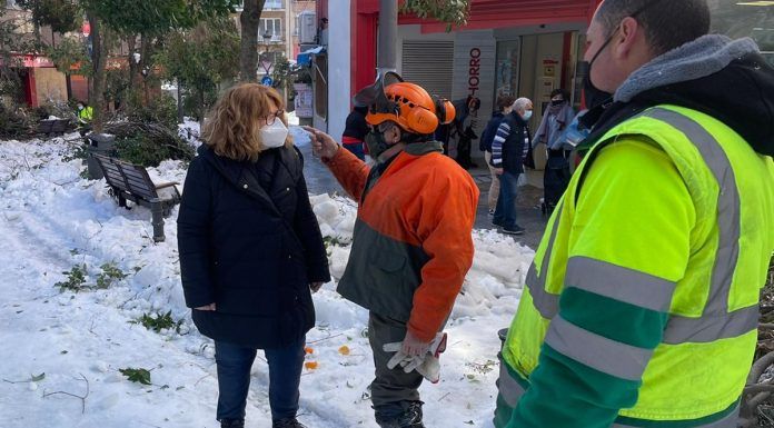 Natalia de Andrés, alcaldesa de Alcorcón: “La nevada ha sobrepasado cualquier estimación”