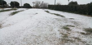 Empieza a nevar en Alcorcón