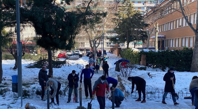 Los padres y madres de Alcorcón se vuelcan en limpiar los coles