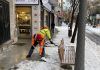 Alcorcón trabajando sin descanso ante la nieve y el hielo