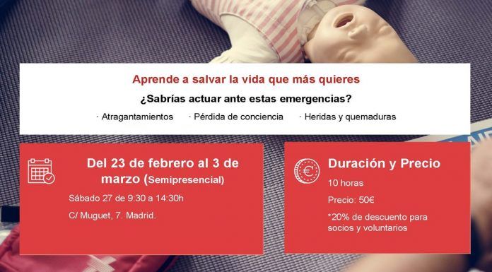 Curso de primeros auxilios para los vecinos de Alcorcón