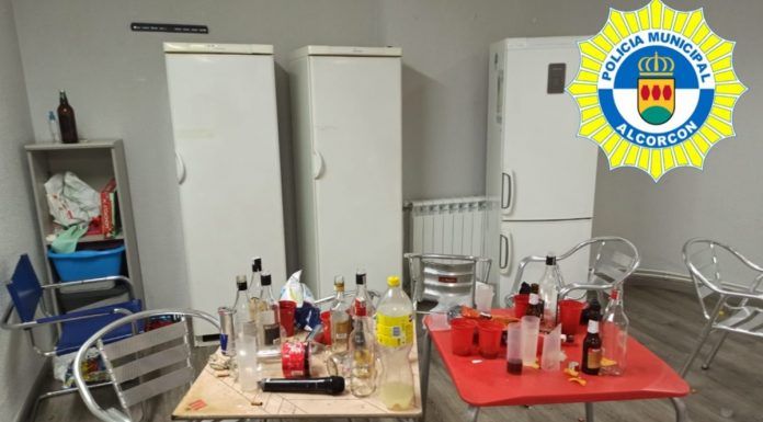 Desalojada una fiesta clandestina en Alcorcón