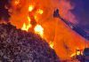 Olor a quemado en Alcorcón tras un gran incendio en Leganés