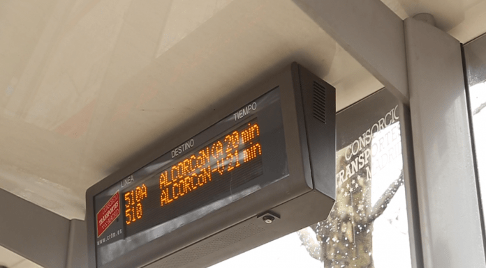 Los vecinos de Alcorcón ya saben a qué hora pasarán los autobuses