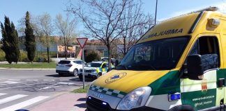 Accidente de moto en Alcorcón