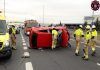 Aparatoso accidente en Alcorcón