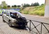 Espectacular accidente de tráfico en Alcorcón