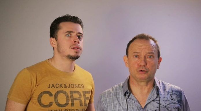 La genial escena audiovisual de dos actores de Alcorcón, padre e hijo