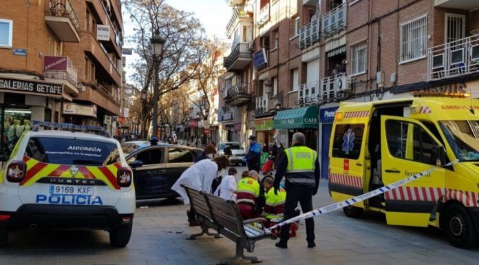 Un hombre sufre un infarto en pleno centro de Alcorcón