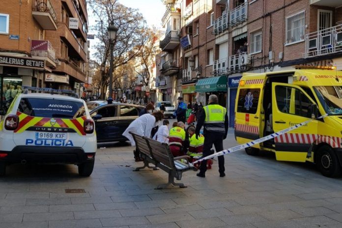 Un hombre sufre un infarto en pleno centro de Alcorcón