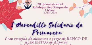 Este domingo I Mercadillo Solidario de Primavera en Alcorcón