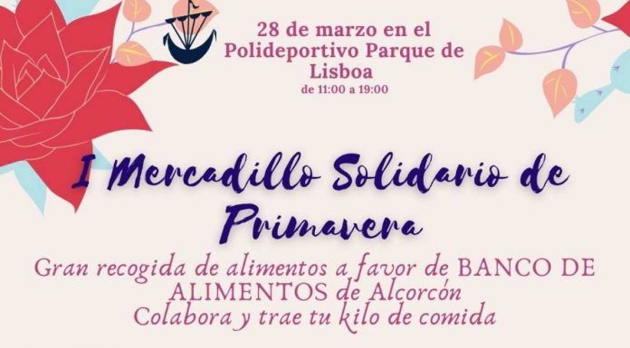 Este domingo I Mercadillo Solidario de Primavera en Alcorcón