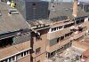 Se cae el tejado de un edificio en Alcorcón