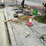 Alcorcón sigue arreglando aceras y baches