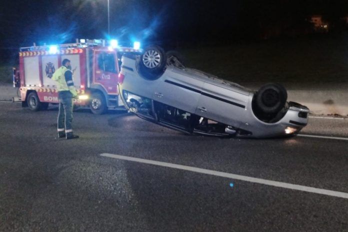 Accidente múltiple entre varios vehículos esta noche en Alcorcón