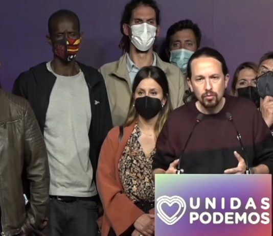 Pablo Iglesias, que estuvo este martes en Alcorcón, deja la política tras los resultados de las Elecciones del 4-M