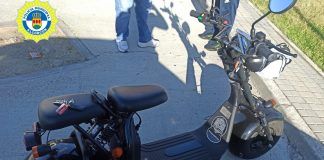 La Policía interviene por las infracciones de un conductor de ciclomotor en Alcorcón
