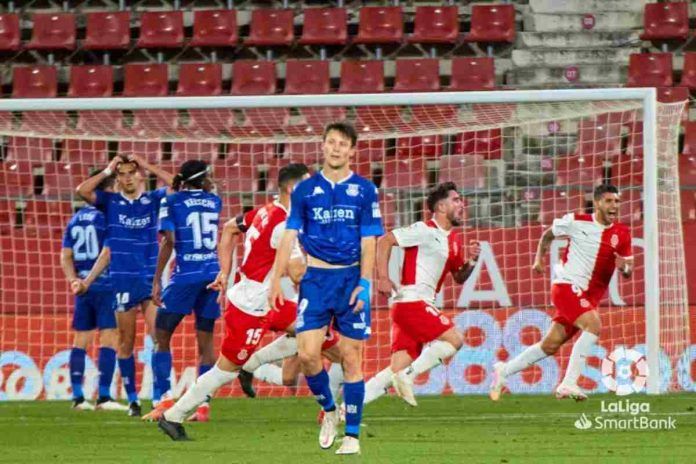 Girona 1-0 Alcorcón/ Monchu obliga al Alcorcón a jugársela contra el Espanyol