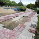 Alcorcón sigue arreglando aceras y baches