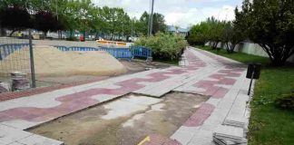 Alcorcón sigue arreglando aceras y baches