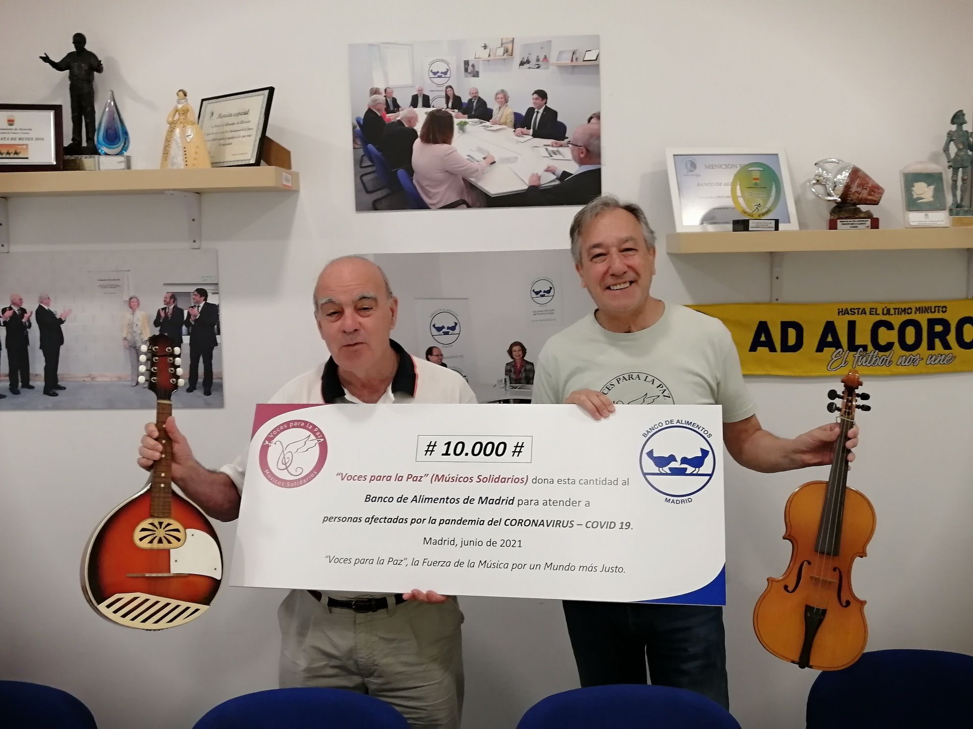 En Alcorcón la música se transforma en alimentos