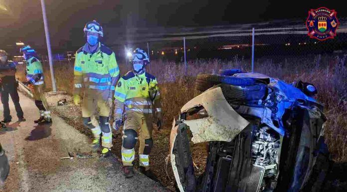 Severos accidentes de tráfico en Alcorcón