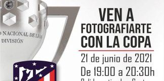 El título de Liga del Atlético de Madrid llega este lunes a Alcorcón