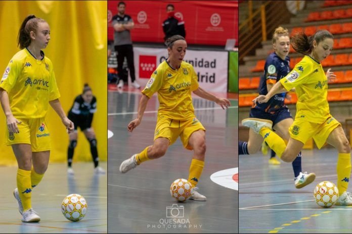 Irene Samper, Vane Sotelo y Estela Cantero se van del AD Alcorcón FSF