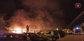  El trabajo de los Bomberos para proteger el municipio. Los incendios azotan Alcorcón los últimos días