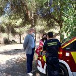 En Las Presillas de Alcorcón el fuego se apaga antes de que se produzca