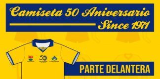 Lanzan a la venta camisetas conmemorativas del 50 aniversario del Alcorcón