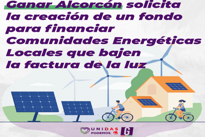 El partido del Municipio propone soluciones para bajar el precio de la luz. Ganar Alcorcón propone soluciones para reducir el precio de la factura de la luz