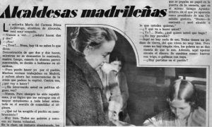 Historia de la primera alcaldesa de Alcorcón