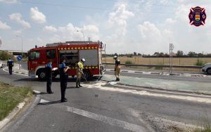Dos accidentes de tráfico en Alcorcón en un mismo día