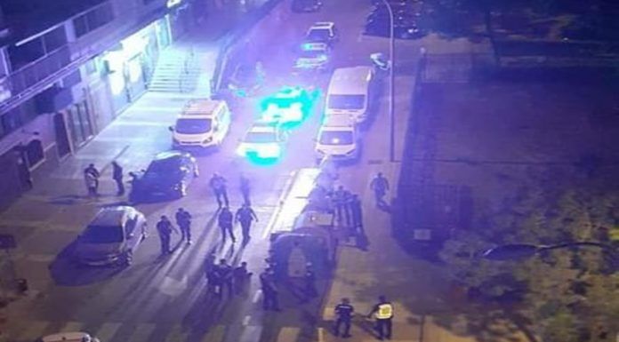 Peleas y caos en la L de Alcorcón