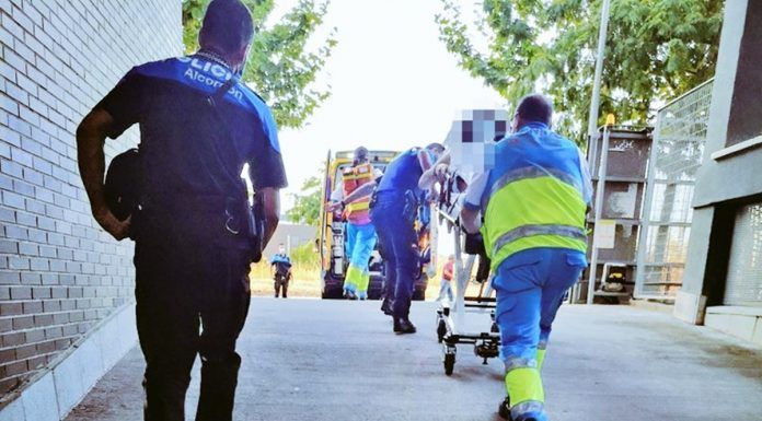 Susto en un garaje de Alcorcón: la policía tuvo que intervenir a una mujer por convulsiones