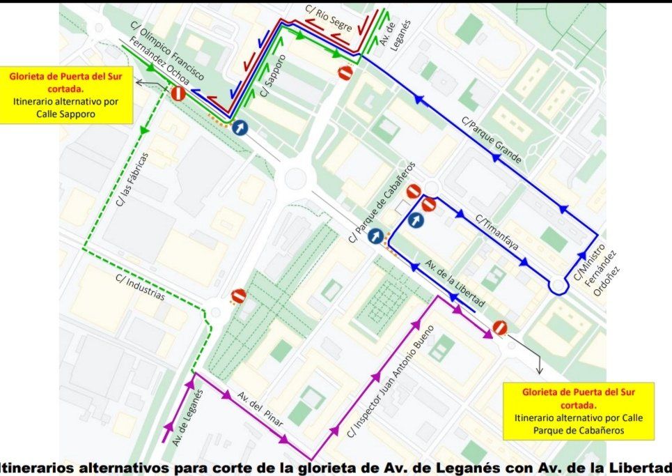 Comienza una nueva fase del plan de asfaltado de Alcorcón