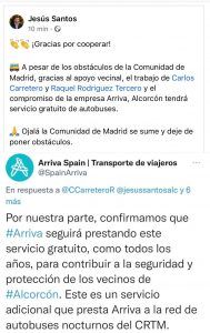 Alcorcón tendrá autobuses gratis en sus fiestas